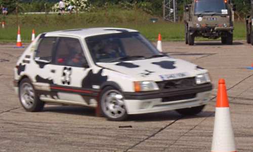 MiniMoo a radically lightened and strengthened 170 BHP Peugeot 205 GTi